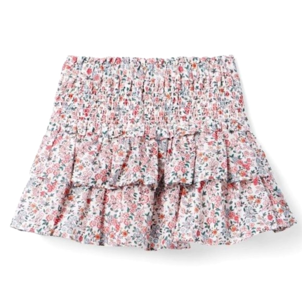 NWT Janie and Jack The Hailey Floral Smocked Skirt C0093